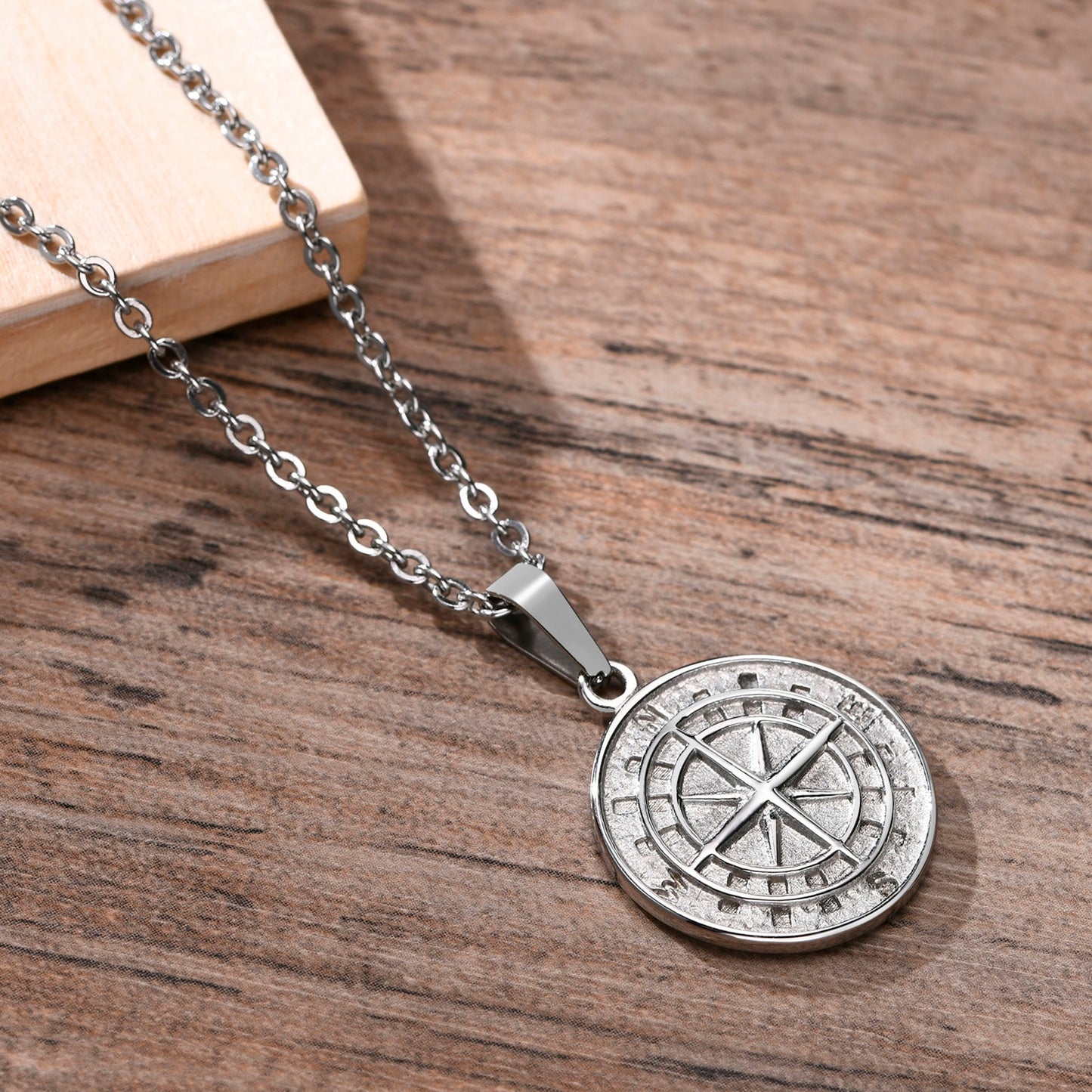 Layered Rope Compass Necklaces