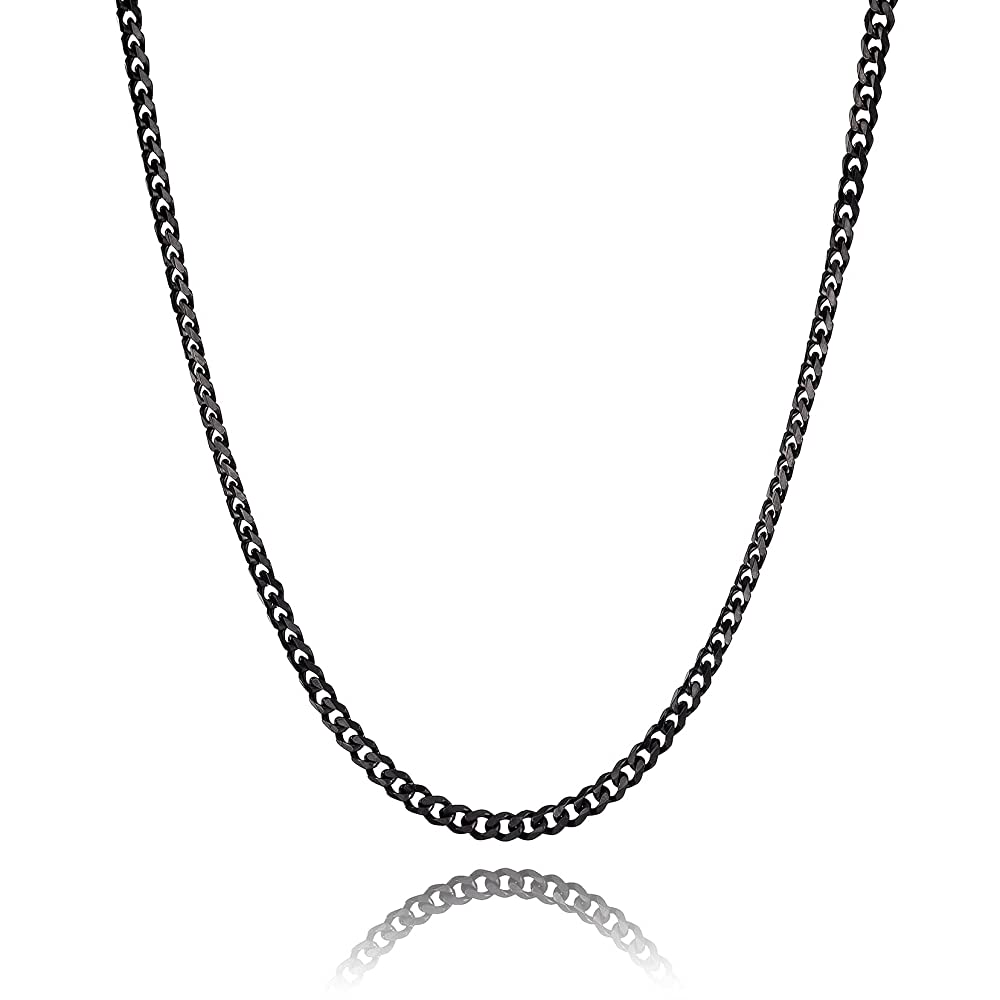 Black Cuban Link Necklace - Soffu